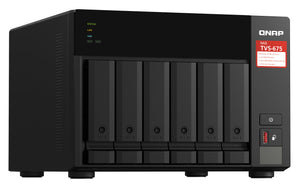 QNAP TVS-675 NAS Tower ZhaoXin KaiXian KX-6000 KX-U6580 8 Go DDR4 0 To QuTS hero Noir
