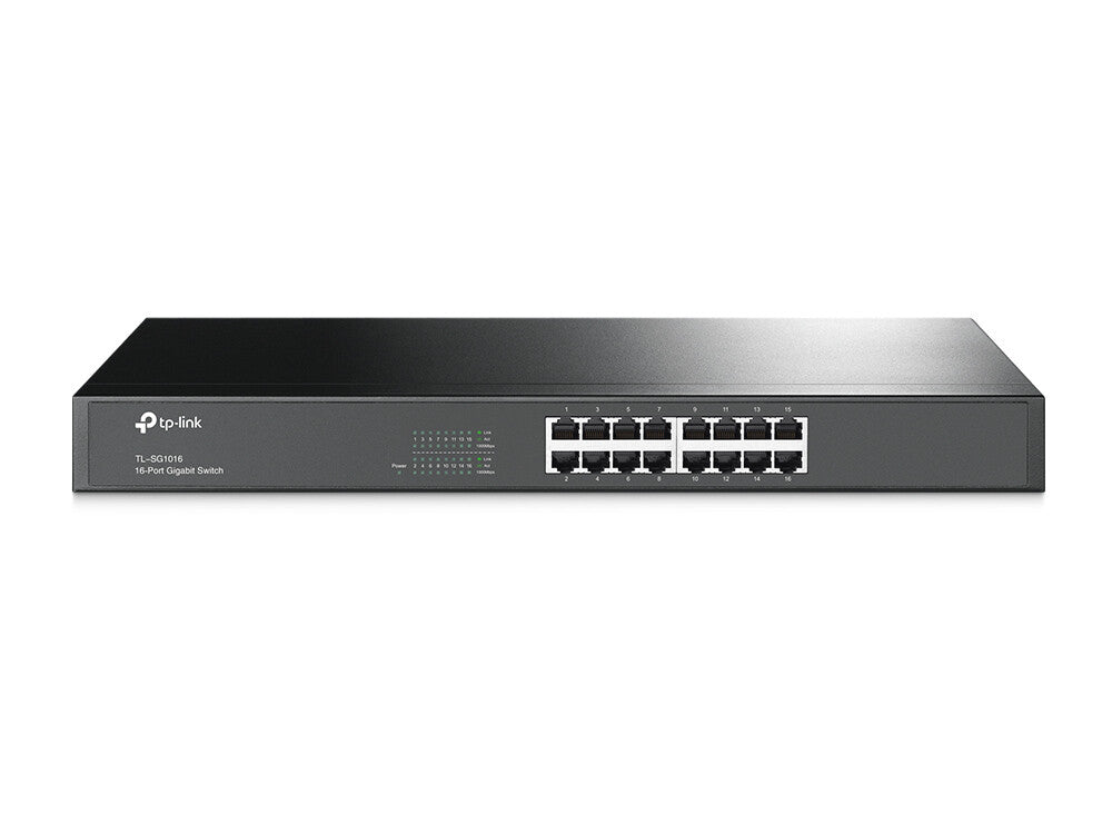 TP-Link TL-SG1016 commutateur réseau Non-géré Gigabit Ethernet (10/100/1000) 1U Noir