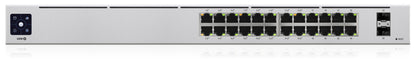 Ubiquiti UniFi 24-Port PoE Géré L2/L3 Gigabit Ethernet (10/100/1000) Connexion Ethernet, supportant l'alimentation via ce port (PoE) 1U Argent