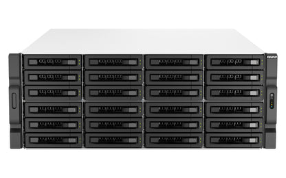 QNAP TS-H3087XU-RP NAS Rack (4 U) Intel Xeon E E-2378 64 Go DDR4 0 To QuTS hero Noir, Blanc