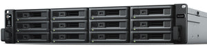 Synology RX1223RP Boîtier de disques de stockage Boîtier disque dur/SSD Noir 2.5/3.5"