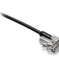 Kensington K65042EUM câble antivol Noir, Argent