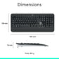 Logitech 920-008676 clavier Souris incluse Universel RF sans fil AZERTY Français Noir, Blanc