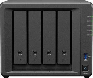 Synology DP340 serveur de stockage NAS Bureau R1600 16 Go Noir