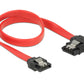 DeLOCK 83963 câble SATA 0,3 m SATA 7-pin Noir, Rouge