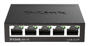 D-Link DGS-105 Non-géré L2 Gigabit Ethernet (10/100/1000) Noir