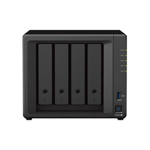 Synology DiskStation DS923+ serveur de stockage NAS Tower Ryzen Embedded R1600 4 Go DDR4L 0 To DiskStation Manager Noir