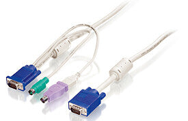 LevelOne ACC-2101 câble kvm Blanc 1,8 m