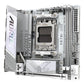 GIGABYTE X870I AORUS PRO ICE Carte mère - Compatible avec les processeurs AMD Ryzen série 9000, VRM 8+2+1 phases, jusqu'à 8400 MHz DDR5 (OC), 1xPCIe 5.0 M.2 + 1xPCIe 4.0 M.2, WI-FI 7, LAN 2,5 GbE, USB 4