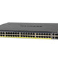 NETGEAR M4300-52G-PoE+ 1000W PSU Géré L2/L3/L4 Gigabit Ethernet (10/100/1000) Connexion Ethernet, supportant l'alimentation via ce port (PoE) 1U Noir