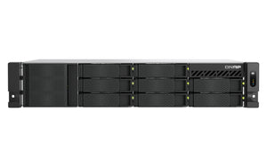 QNAP TS-855EU-8G serveur de stockage NAS Rack (2 U) Intel Atom® C5125 8 Go DDR4 0 To QuTS hero Noir