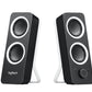 Logitech Haut-parleurs stéréo Z200 Son stéréo riche