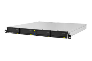 Overland-Tandberg O-T RDX QuikStation 4 RM, 4 baies, 4 x 1 Go Ethernet, baie de lecteur amovible, montage en rack 1U