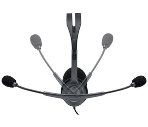 Logitech 981-000593 écouteur/casque Avec fil Arceau Bureau/Centre d'appels Noir