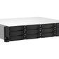 QNAP TS-1264U-RP NAS Rack (2 U) Intel® Celeron® 8 Go DDR4 0 To QNAP QTS Aluminium, Noir
