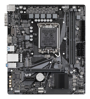 GIGABYTE H610M H V3 DDR4 Carte mère - Compatible avec processeurs Intel Core 14th CPUs, 4+1+1 Hybrid Phases Digital VRM, up to 3200MHz DDR4, 1xPCIe 3.0 M.2, GbE LAN, USB 3.2 Gen 1