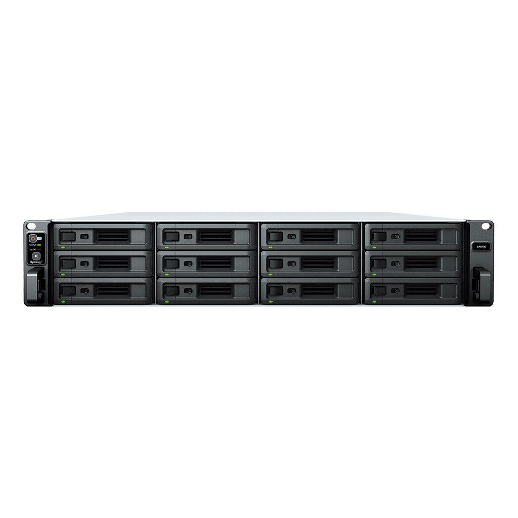 Synology SA SA6400 serveur de stockage NAS Rack (2 U) EPYC 7272 32 Go DDR4 0 To DiskStation Manager Noir
