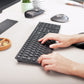 CHERRY KW 9100 SLIM clavier Universel RF sans fil + Bluetooth QWERTZ Suisse Noir