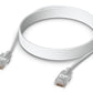Ubiquiti UACC-Cable-Patch-EL-3M-W câble de réseau Translucide, Blanc Cat6