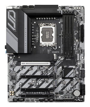 GIGABYTE Carte mère Z890 UD WIFI6E - Prend en charge les processeurs Intel Core Ultra (Série 2), VRM à 12+1+2 phases, jusqu'à 8800MHz DDR5 (OC), 1xPCIe 5.0 + 2xPCIe 4.0, Wi-Fi 6E, LAN 2.5GbE, USB 4