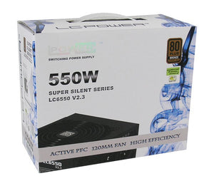 LC-Power LC6550 V2.3 unité d'alimentation d'énergie 550 W 20+4 pin ATX ATX Noir