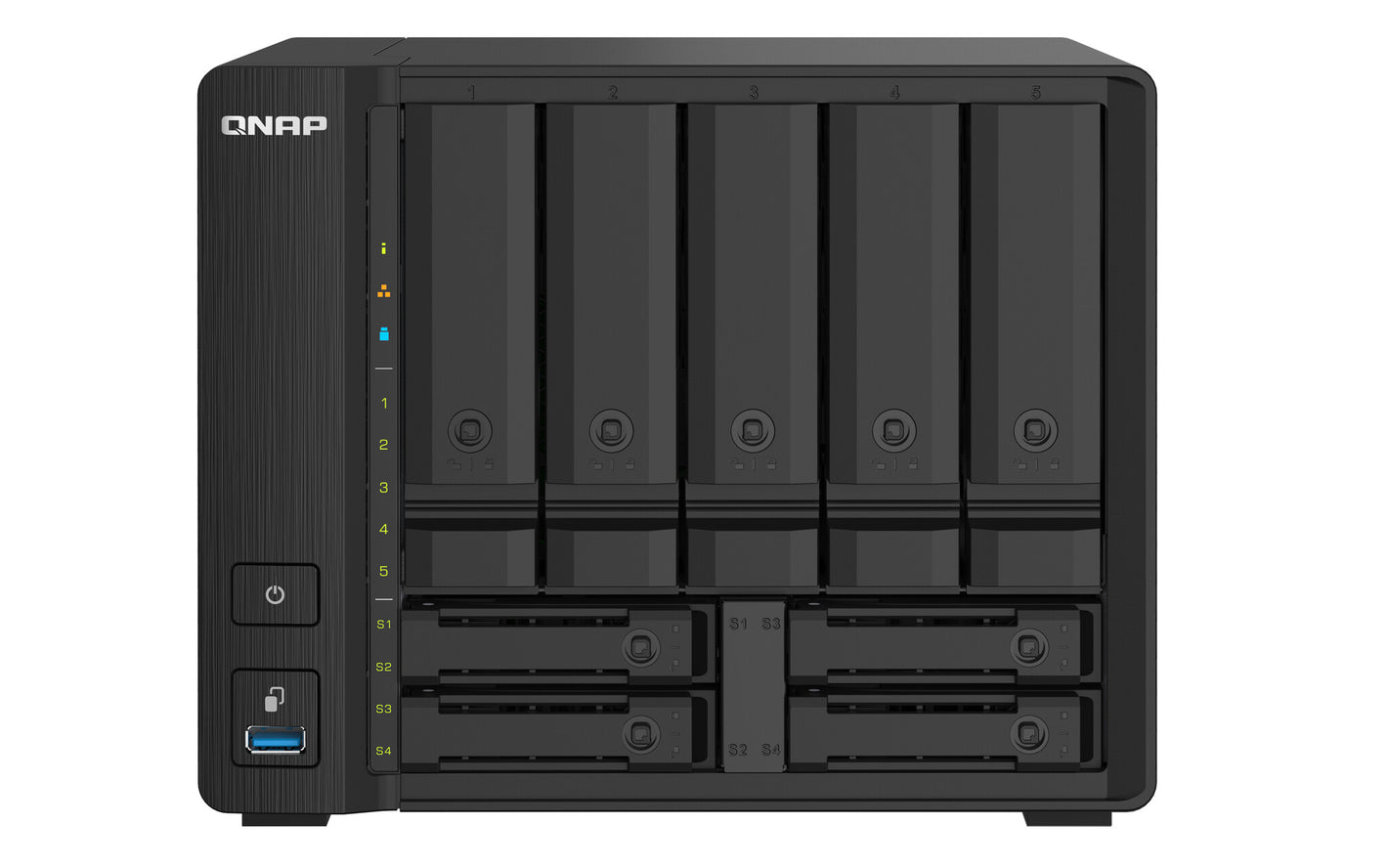 QNAP TS-932PX NAS Tower Annapurna Labs Alpine AL-324 4 Go DDR4 0 To QNAP Turbo System Noir