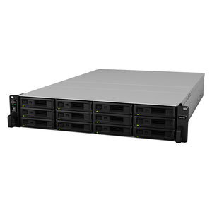 Synology RackStation RS3618xs NAS Rack (2 U) Intel® Xeon® D D-1521 8 Go DDR4 0 To DiskStation Manager Noir