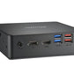 Shuttle XPC Nano PC NC40U, Intel Celeron 7305U, 1x HDMI, 1x DP,1xUSB-C/DP, 6x USB3.2, 1x 2.5" bay, 2x M.2, 1x LAN, RAID, fonctionnement permanent 24/7, attaches VESA