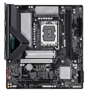 GIGABYTE B860M EAGLE Carte mère - Processeurs Intel Core Ultra, VRM 6+1+2+1 phases, jusqu'à 9066MHz DDR5, 1xPCIe 5.0 + 1xPCIe 4.0 M.2, LAN 2,5 GbE, USB 3.2 Gen 1