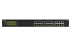 NETGEAR GS324PP Non-géré Gigabit Ethernet (10/100/1000) Connexion Ethernet, supportant l'alimentation via ce port (PoE) Noir