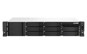 QNAP TS-864EU-RP-8G serveur de stockage NAS Rack (2 U) Intel® Celeron® N5095 8 Go DDR4 0 To QNAP Turbo System Noir