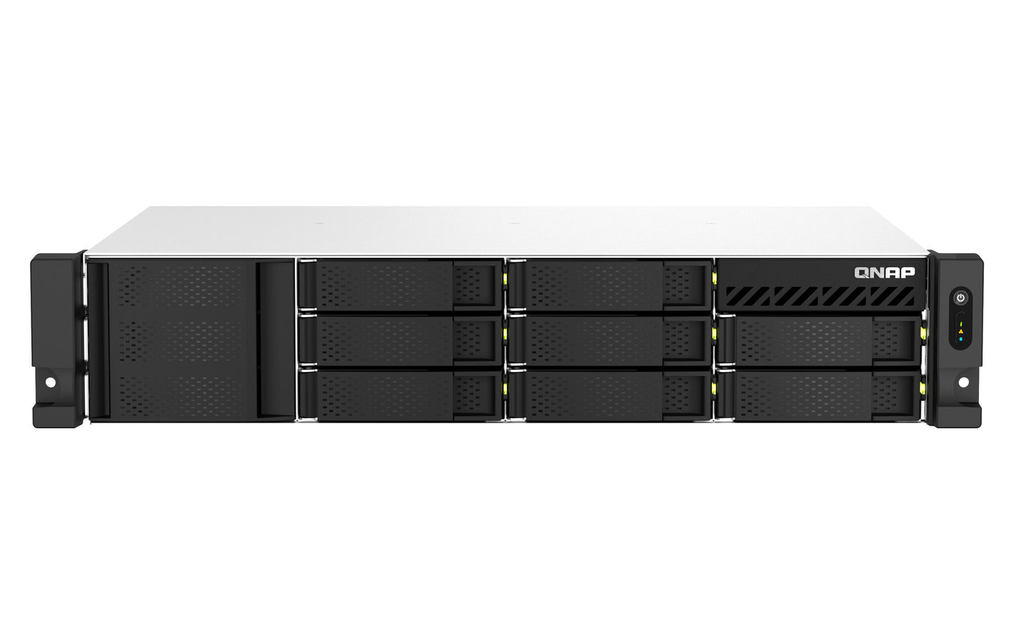 QNAP TS-864EU-RP-8G serveur de stockage NAS Rack (2 U) Intel® Celeron® N5095 8 Go DDR4 0 To QNAP Turbo System Noir