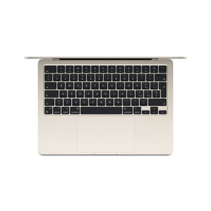 Apple MacBook Air Apple M M3 Ordinateur portable 34,5 cm (13.6") 16 Go 256 Go SSD Wi-Fi 6E (802.11ax) macOS Sequoia Beige