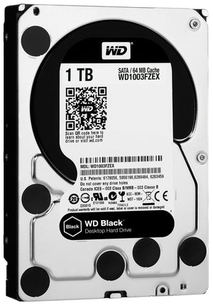 Western Digital Black disque dur 1 To 7200 tr/min 64 Mo 3.5" Série ATA III