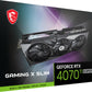 MSI GAMING GeForce RTX 4070 Ti SUPER 16G X SLIM NVIDIA 16 Go GDDR6X