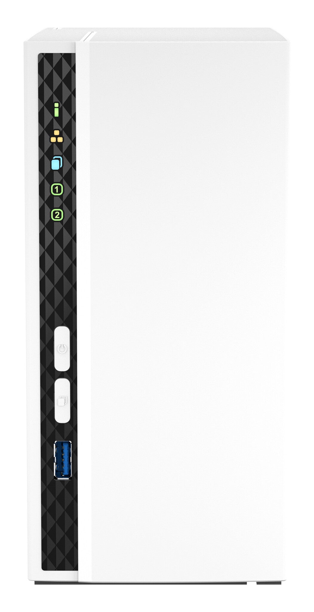 QNAP TS-233 serveur de stockage NAS Tower ARM Cortex-A55 2 Go 0 To QNAP QTS Blanc