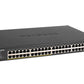 NETGEAR GS348PP Non-géré Gigabit Ethernet (10/100/1000) Connexion Ethernet, supportant l'alimentation via ce port (PoE) Noir
