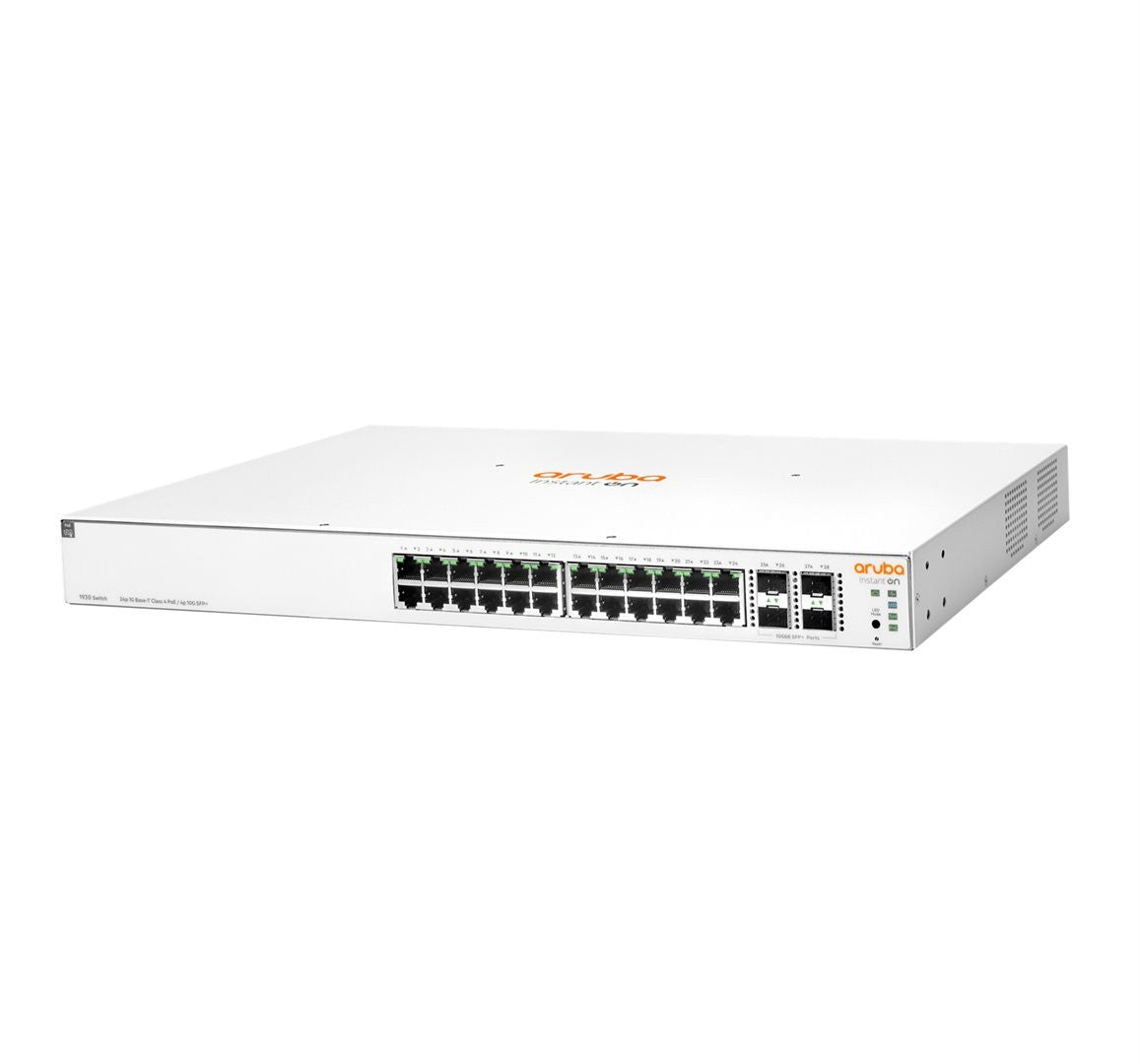 HPE Aruba Switch 1930 24G 24xGBit/4xSFP+ PoE 370W JL684B Aruba Instant On_59509.jpg