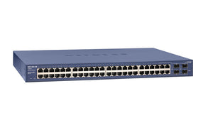 NETGEAR GS748T Géré L2+ Gigabit Ethernet (10/100/1000) Bleu