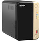 QNAP TS-264 NAS Tower Intel® Celeron® N5095 8 Go 0 To QNAP QTS Noir, Or