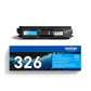 Brother TN-326C - Cartouche de toner originale – Cyan