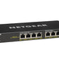 NETGEAR GS308PP Non-géré Gigabit Ethernet (10/100/1000) Connexion Ethernet, supportant l'alimentation via ce port (PoE) Noir