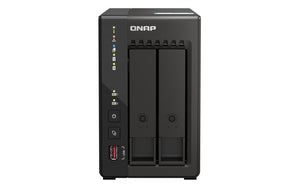 QNAP TS-253E NAS Tower Intel® Celeron® J6412 8 Go 0 To QNAP QTS Noir