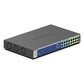 NETGEAR GS516UP Non-géré Gigabit Ethernet (10/100/1000) Connexion Ethernet, supportant l'alimentation via ce port (PoE) Gris