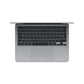 Apple MacBook Air Apple M M3 Ordinateur portable 34,5 cm (13.6") 16 Go 512 Go SSD Wi-Fi 6E (802.11ax) macOS Sonoma Gris