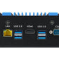 Shuttle BPCAL02-i3 Box-PC industriel, Core i3-1215U , 2x SO-DIMM, 2x LAN, 1x COM, 1xHDMI,4x USB, fanless, fonctionnement permanent 24/7