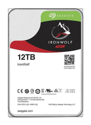Seagate NAS HDD IronWolf disque dur 12 To 7200 tr/min 256 Mo 3.5" Série ATA III
