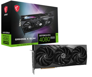 MSI GAMING GeForce RTX 4080 SUPER 16G X SLIM NVIDIA 16 Go GDDR6X
