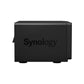 Synology DiskStation DS1621+ serveur de stockage NAS Bureau Ryzen Embedded V1500B 4 Go DDR4 0 To DiskStation Manager Noir