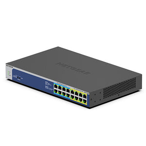 NETGEAR GS516UP Non-géré Gigabit Ethernet (10/100/1000) Connexion Ethernet, supportant l'alimentation via ce port (PoE) Gris